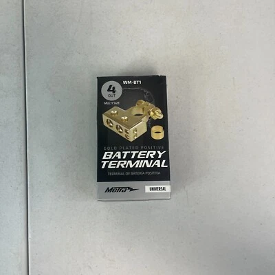 *PARTS ONLY* Metra Gold Plated Positive Battery Terminal WM BT1 Universal 4 Out - Image 1 of 4