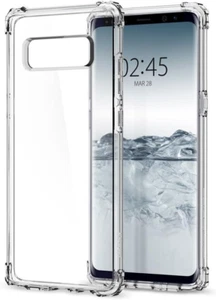 Cover Antiurto per Samsung Galaxy Note 8 / NOTE8, TPU Trasparente in Silicone An - Foto 1 di 12