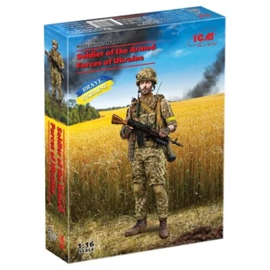 Kit de modelado de figuras a escala ICM16104 1:16 Soldado de las Fuerzas Armadas de Ucrania - Imagen 1 de 17