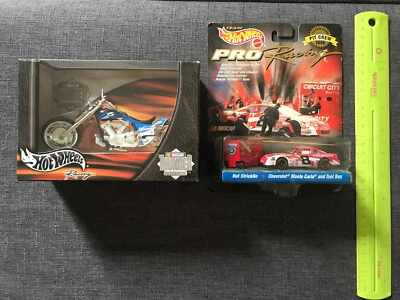 Hot Wheels 2002 NASCAR Thunder Rides Motorcycle 1998 Pit Crew Monte Carlo Lot 1C - Image 1 of 4