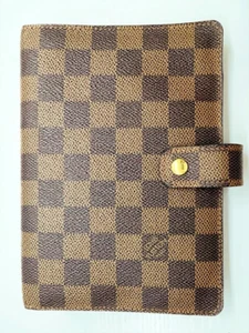 LOUIS VUITTON Damier Agenda MM Day Planner Cover R20240 LV Auth - Picture 1 of 9