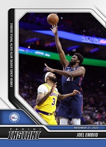 23/24 NBA Panini Instant 106 JOEL EMBIID PHILADELPHIA 76ERS  PRESAL