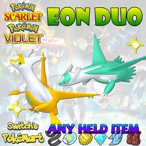 ✨ PAQUETE LATIAS BRILLANTES + LATIOS BRILLANTES ✨ POKEMON ESCARLATA Y VIOLETA 🚀 EV ENTRENADO 🚀 - Imagen 1 de 1