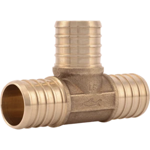 SharkBite UC374LF 1" x 1" x 1" Brass PEX Crimp Tee - Picture 1 of 1