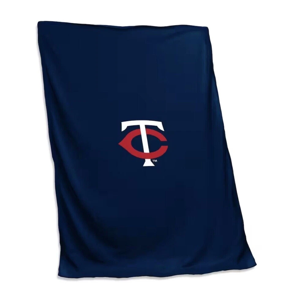 NUEVO Logo Marcas MLB Minnesota Twins 54"" x 84"" Sudadera de Béisbol Manta Foto 1 de 4