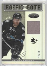 2012-13 Certified Fabric of the Game Mirror Hot Box /75 Patrick Marleau #FOG-MAR