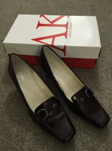 New Anne Klein Iflex AKFelder Wine Patent Leather Upper Shoes, Size 8 - Picture 1 of 10