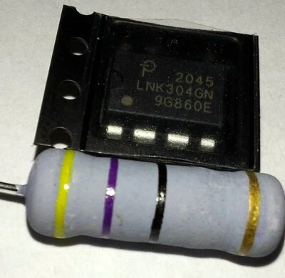 IC LNK304GN +1 Widerstand 47 Ohm 3 Watt - Reparaturset ,Whirlpool,AEG,Bauknecht - Bild 1 von 4