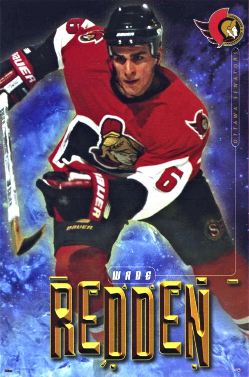 Wade Redden DEFENDER Ottawa Senators 1999 NHL Action 23x35 POSTER - Image 1 of 1