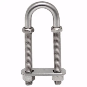 Epco Boat U-Bolt Bow Eye 16-1321-1000 | 3/8-16 x 2 1/4 x 6 Inch SS - Picture 1 of 2