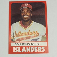 1980 Hawaii Islanders TCMA Minor League #23 DON REYNOLDS