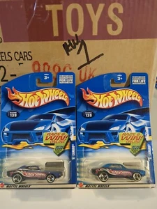 HOT WHEELS RACING "1967 CAMARO" 2002 Coll#139 Error 2 Cars Different Paint Rare - Picture 1 of 12