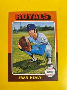 10954  1975 Topps Mini #251 Fran Healy  ROYALS REAL NICE! BUT O/C