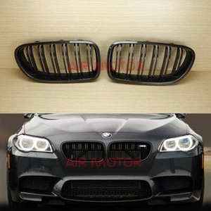 2011-2016 Brown Carbon Look M5 Look Front Grille For BMW F10/F11 520i 535i 550i - Picture 1 of 9