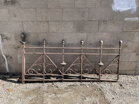Victorian 1885 Cast Iron Exterior Railing Section from Ryan Hotel St. Paul #2 Cover