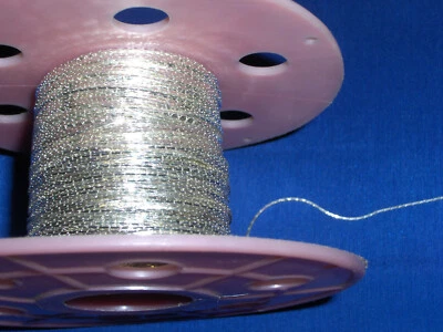 1 METRO CATENA ( COBRA ) SQUADRATINA  COLOR ARGENTO MIS 0,5 x 0,5 mm freenichel - Immagine 1 di 4