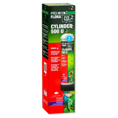 JBL Proflora CO2 Cylinder 500g per Piante D'Acquario - Riduttore Pressione 37 CM - Immagine 1 di 2