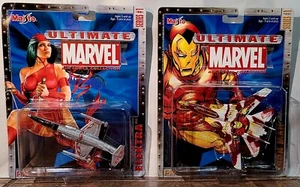 Maisto Ultimate Marvel AF Coll. F-104 Starfighter Elektra / Iron Man F-14 TomCat - Picture 1 of 4