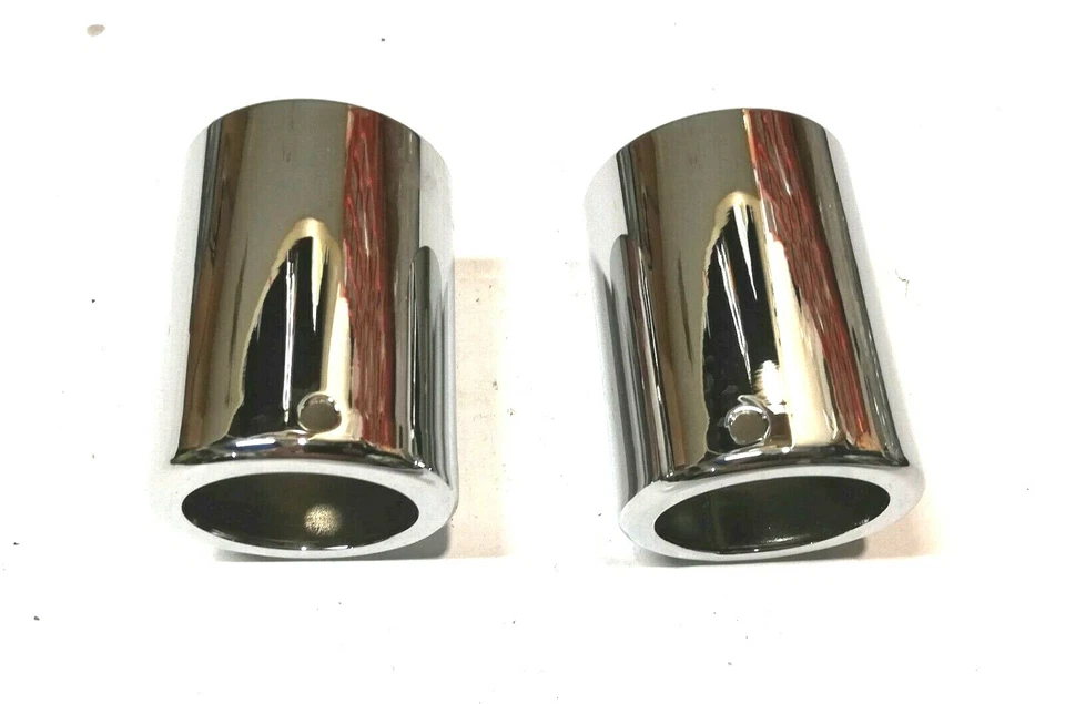 Hinterradfederung VerchromtHülse Verkleidung 2-teilig BMW R51 R61 R66 R71 M72  - Bild 1 von 3