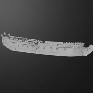 Sir Edward Hughes/Tortuga East Indiaman & Storeship 1/700th (20 armas) - Imagen 1 de 1
