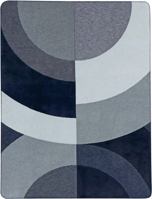 Biederlack Wohndecke Nightfall blau 150 x 200 cm  Baumwollmischung - Bild 1 von 4