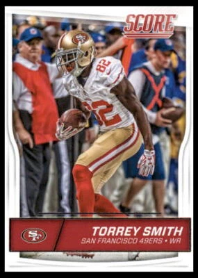 2016 Score #274 Torrey Smith San Francisco 49ers - Image 1 of 2
