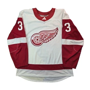 Adidas NHL Detroit Red Wings #3 Blank Sample White Hockey Jersey Mens 52 XXL 2XL - Picture 1 of 7