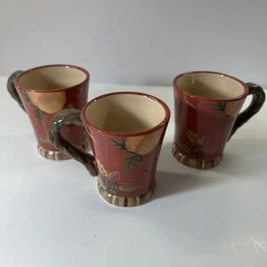 Tracy Porter Coffee Mugs Octavia Hill Collection Set Of 3 Porcelain 10 oz Mugs - Picture 1 of 9