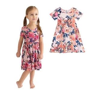 Little Girls Dresses - Baby Clothes from Soft Viscose from Bamboo - Perfect K... - Picture 1 of 9