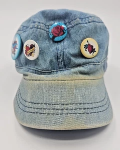 Gorra vaquera Op Ocean Pacific con botones talla única vintage - Imagen 1 de 9