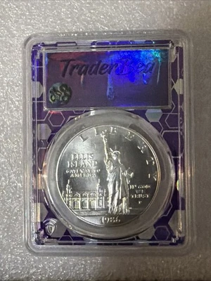 1986 P Statue of Liberty Commemorative Silver Dollar PCGS MS69 - Image 1 of 3