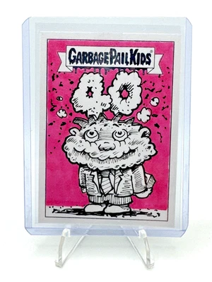 Garbage Pail Kids Sketch 1/1 Rare Topps 2024 silver original GPK sketch card - Image 1 of 3