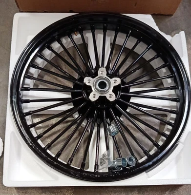Fat Spoke Front Wheel 21x2.15 For Harley Softail Deuce FXSTD Night Train Used - Image 1 of 4