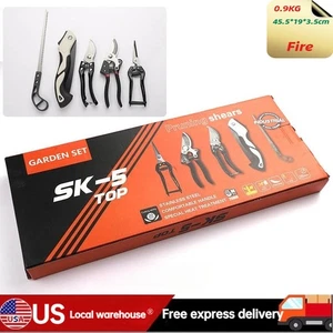 Gardening five-piece set of flower pruning scissors folding saw tool box USA02 - Picture 1 of 21