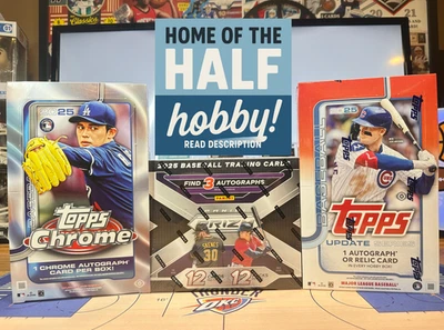 St. Louis Cardinals Hobby Box BREAK 2025 MLB 1/2 Topps Update 1/4 Chrome - Image 1 of 4