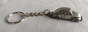 Vintage VW Volkswagen Beetle Bug Keychain Sparta Pewter - Picture 1 of 7