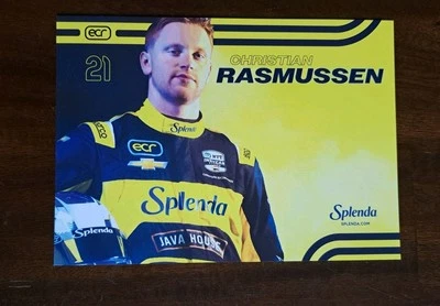 CHASE Christian Rasmussen 2025 5x7 Splenda #21 Indianapolis 500 ARROW Hero / Post Card