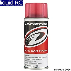 Duratrax R4271 PC271 Polycarb Candy Red 4.5oz Spray - Picture 1 of 2