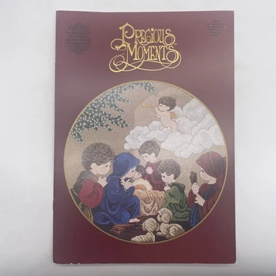 Precious Moments Cross Stitch Booklet Come Let Us Adore Him - Image 1 of 4