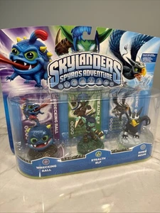 2011 Skylanders 3-Pack Wrecking Ball Stealth Elf Sonic Boom Figuren Spyros NEU - Bild 1 von 5