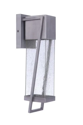 Craftmade ZA4414-LED Bryce 17" Tall LED Outdoor Wall Sconce - Silver - Image 1 of 3