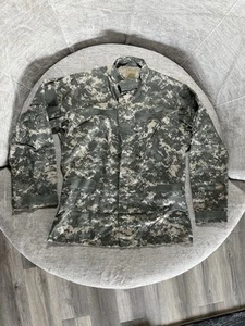 Army Digital Camouflage Jacket Men Large Regular Green Hot Weather Coat Parka - Picture 1 of 4