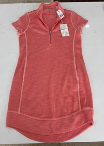 NUOVO Tommy Bahama Tobago Bay mezza zip SS colletto Dubarry corallo taglia XS $138 - Foto 1 di 12