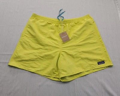 Nuevo Bañador Pantalones Cortos Patagonia Para Hombres 2XL Bolsos 5" Forrados Verde Fósforo Foto 1 de 4