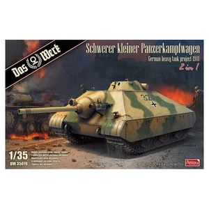Das Werk 1:35 carro armato pesante piccolo 1944 2 in 1 Military Model Kit - Foto 1 di 2