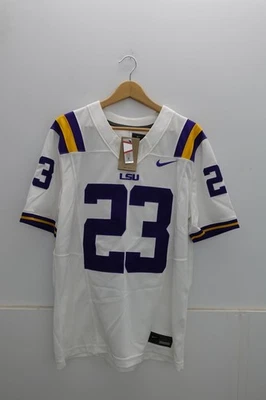 $120 Новый с Ярлыками Мужская Nike LSU Tigers #23 белый Джерси Sz средний M - Изображение 1 из 4