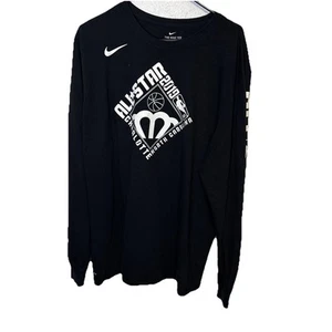 Men’s Nike Black 2019 NBA All-Star Weekend Logo Performance Long Sleeve XXL RARE - Picture 1 of 15