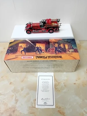 Matchbox Collectibles YSFE04 Fire Series 1927 Ahrens Fox Fire Engine - Image 1 of 4