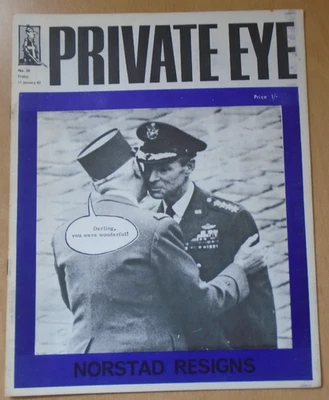 Private Eye Issue 28 - 11th January 1963. Complete, some minor faults / marks. - Image 1 of 2