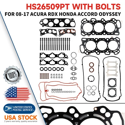 Juego de juntas de culata de alta calidad para 08-17 Acura TL TSX Honda Accord Pilot 3,5 L V6 Foto 1 de 4